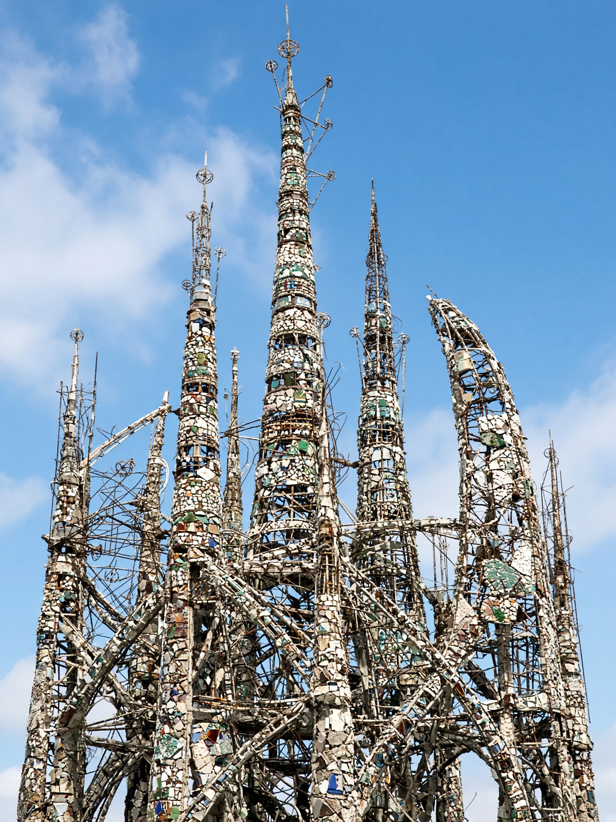 The Watts Towers, built by Sabato Rodia